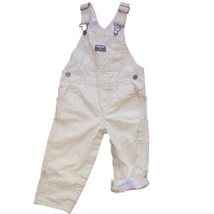 OshKosh B'gosh Kids Cream Overalls